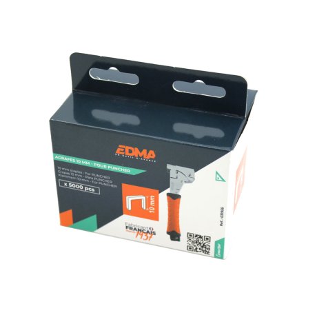 Agrafes 10 mm pour PUNCHER EDMA (Boîte 5000)