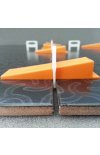 Sachet 100 Clips 1,5 mm croisillons auto-nivelants pour carreaux de 3 à 13 mm FIXNIVEL
